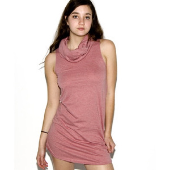 American Apparel Dresses & Skirts - New American Apparel Cowl melange Dress Sleveless